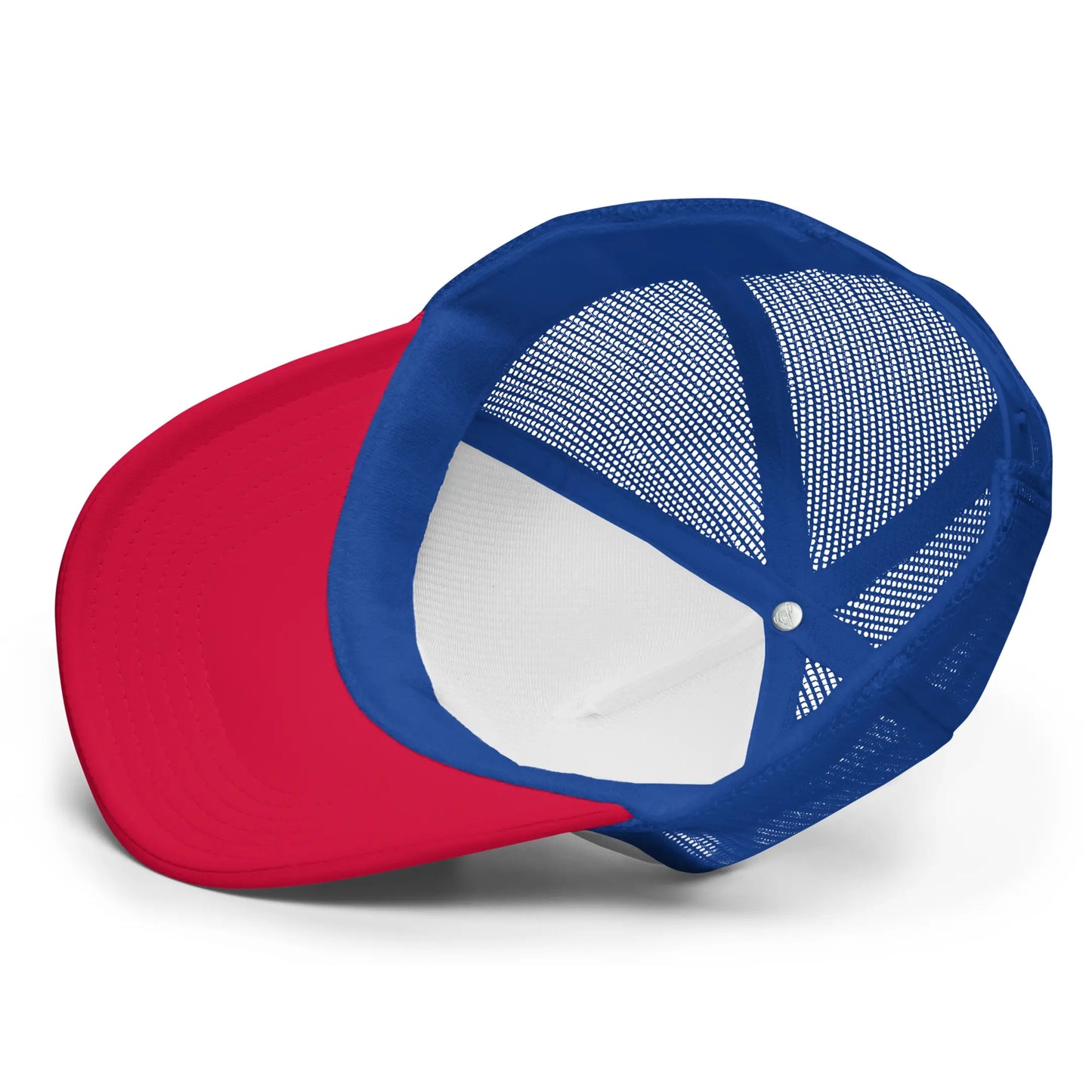 Wuanderful Locos logo on a limited edition trucker-style cap from a bottom view